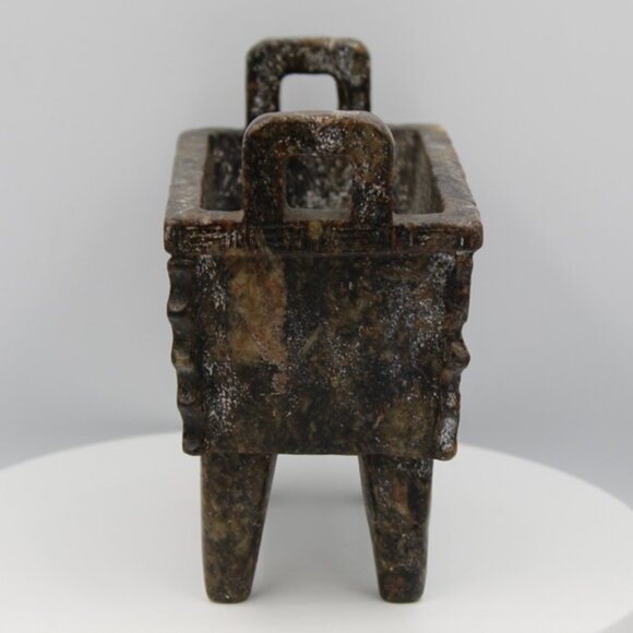 Chinese Jade Censer Incense Burner - Picture 4 of 13